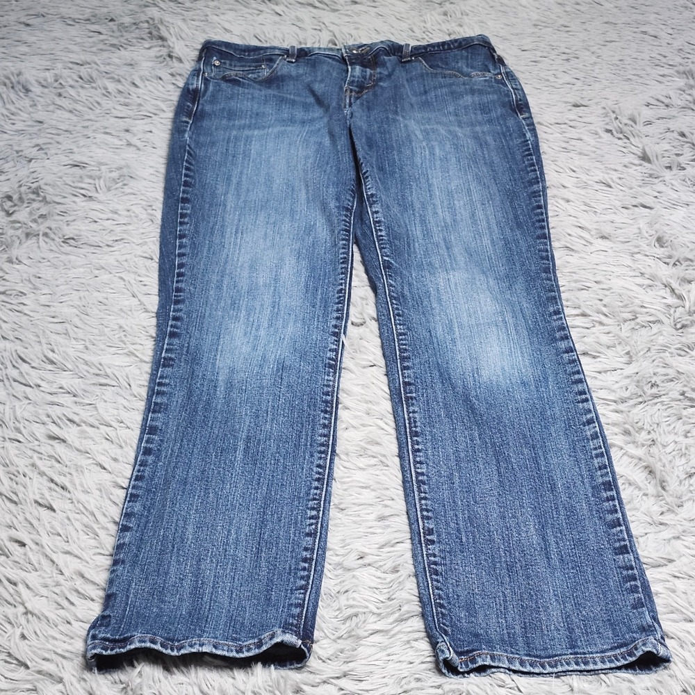 Levis 505 Straight Womens Jeans‎ Size 10M 30x32 Blue Denim Stretch Medium Wash